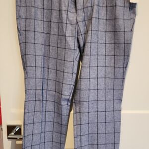 Paisley & Gray Blue Plaid Dress Pants